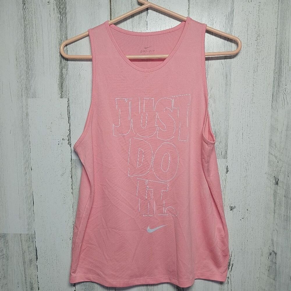 Nike Just Do It Women's Medium Peach Tank Top